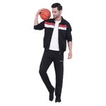 ATHLET Tracksuit for Men's and Boys - Three-Third Cotton Fleece Track Suit for Gym, Running, Sports & Casual Use Ragular Fit, Ideal Winter Wear (IN, Alpha, 3XL, Regular, BLACK)