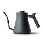 Fellow Stagg Stovetop Pour-Over Kettle for Coffee and Tea, 1.0L, Gooseneck Precision Pour Spout, Built-in Brew Range Thermometer, Counterbalanced Handle (Matte Black)