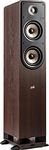 Polk Signature Elite ES50 Tower Speaker - Hi-Res Audio Certified, Dolby Atmos & DTS:X Compatible, 1" Tweeter & (2) 5.25" Woofers, Power Port Technology for Effortless Bass, Contemporary Walnut