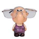 Eye Glasses Holder/Stand for Men/Women- Novelty Spectacle Glasses Holder - Bedside Home Office Glasses Holder- Spectacle Holder for Sunglasses, Eyeglasses & Eyewear (Grandma eyeglass holder)