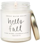 Sweet Water Decor Hello Fall Candle