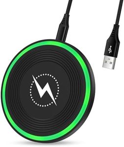 Wireless Charger Fast Charging Pad Compatible for Motorola Moto G Stylus 5G 2024,G Power 2024,Razr Edge 2024 Razr+ Edge+ 50 Ultra Pro 2023 X50 Ultra,15W Cargador Inalambrico Android Phone Charge Mat