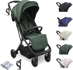 My Babiie MBX7 Autofold Stroller – Forest Green