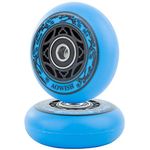 AOWISH 2-Pack Mini Ripstik Wheels 68mm Ripster Wheels 90A Ripstick DLX Mini Caster Board Replacement Wheel with Bearings ABEC-9 (Blue)