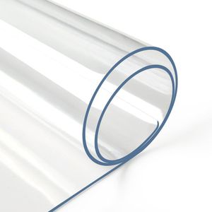 Deep Dream 2.0mm Clear Desk Cover Protector, 40×120 Inch Clear Desk Cover, Clear Desk Mat, Table Cover Tablecloth Protector Square, Table Protector for Dining Room Table