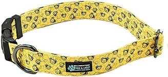 Max and Neo Patterned NEO Dog Collar - We Donate a Collar to a Dog Rescue for Every Collar Sold (Large, Bees)