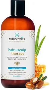 Era Organics Manuka Honey Dry Scalp Conditioner - Soothing and Moisturizing Hair Conditioner for Damaged Dry Hair - Sulfate Free Conditioner for Men and Women - Argan Oil Conditioner for Hair
