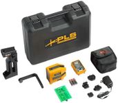 Pacific Laser Systems PLS 180G RBP KIT, Cross Line Green Laser Kit with Rechargeable Battery Pack