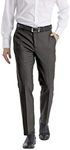 Calvin Klein Men's Slim Fit Dress Pant, Grey, 34W x 32L