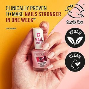 Rimmel London Nail Nurse 2-in-1 Base Coat & Strengthener