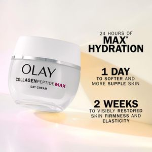 Olay Collagen Peptide MAX Face Moisturiser – Anti-Aging Day Cream, 50ml