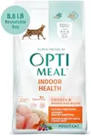 OPtimeal Indoor Cat Dry Food- Chicken & Brown Rice Healthy Recipe Cat Food Dry for Adult Cats - Proudly Ukrainian