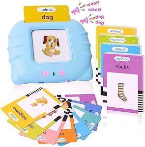 Montessori Toys Flash Cards Learning Toys, Educational Toys Sight Cards for Toddlers, Learning Toys for Boys and Girls Word Card with Reading Function for Children