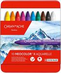 Caran d'Ache 7500.31 Creative Art Materials NeoColor II" Water Soluble Wax Pastel Set, Multi-Colour