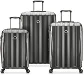 DELSEY Paris Helium Aero Hardside Expandable Luggage with Spinner Wheels, Titanium, Carry-On 19 Inch