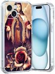 Clear Christian God Jesus Virgin Mary Phone Case, Bible Verse Jesus iPhone 11 Pro Max Case, La Virgen De Guadalupe Notre Dame Phone Case for Teen Girls and Boys, Women and Men(iPhone 11 Pro Max )