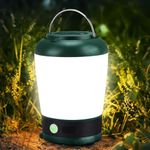 Camping Light, LETOUR Camping Lantern USB Rechargeable Portable Tent Light 6 Lighting Modes Camping Lamp for Outdoor Hiking , Enmergecy, Outage