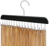 AIHOPESTO Wooden Hair Extension Hanger Braiding Rack for Extra Wide Weft Professional Full Length Styling Tool for Multi-Layer Washing,Drying,Coloring,Styling & Storing, Black