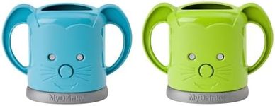 MyDrinky - The Adjustable Juice Box Holder 2 Pack (Lime/Aqua)