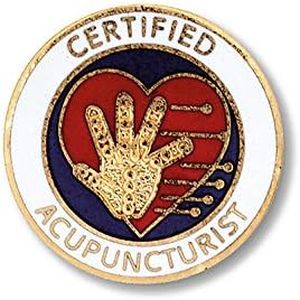 Prestige Medical Emblem Pin, Acupuncturist, Certified