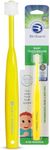 Brilliant Baby Toothbrush by Baby Buddy - For Ages 4-24 Months, BPA Free, Micro Bristles Clean All-Around Mouth, Kids Love Them, Yellow, 1 Count