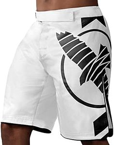 Hayabusa Men's Icon Fight Shorts - White, Large