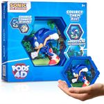 WOW! PODS 4D Sonic the Hedgehog | Unique Connectable Collectable Bobble-head figure that Bursts from their World into Yours | Wall or Shelf Display |Sonic Toys and Gifts | Series 1 no. 479