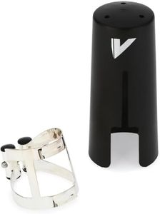 Vandoren LC51SP M/O Ligature and Plastic Cap for Bb Clarinet; Silver Plated