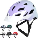 Kids Bike Helmet, Adjustable Youth Boys Girls Helmets for Ages 3-5-8-14 Years (50-57cm), Child Helmet with Visor and LED Light, Lightweight Multi-Sport Bicycle Scooter Skate Cycling Helmets