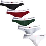 HOOFESAN Mens Underwear Briefs Pack Stretch Cotton Low Rise Briefs for Men Wide Waistband Multipack