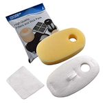 HQRP Foam & Felt Filter Kit fits Shark Rocket DuoClean series HV380, HV380UK, HV380UKT, HV380W, HV381, HV381C, HV382, HV384Q Vacuum Cleaner