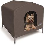 Kazoo Cabana Dog House, Medium, Cappuccino