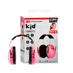 3M Peltor Kid Ear Defender Children H510AK, pink, Child Hearing Protection / Earmuff; Adjustable size; For noise levels 87-98 dB (SNR: 27dB); School, Concerts, Festivals, Fireworks, Sport events
