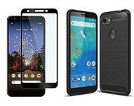 SmartLike 5D Tempered Glass + 1 Hybrid Back Cover for Google Pixel 3a XL