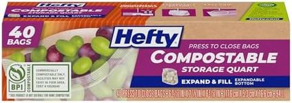 Hefty® Compostable Press-To-Close​ 