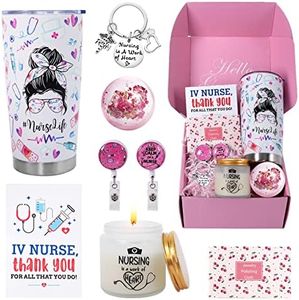 Nurse Gifts for Women, Nurse Appreciation Gifts, Nurse Week Gifts, Before Patients After Patients Gift Set, Nurse Practitioner Gift Baskets for Women, Nurse Graduation Gift Box