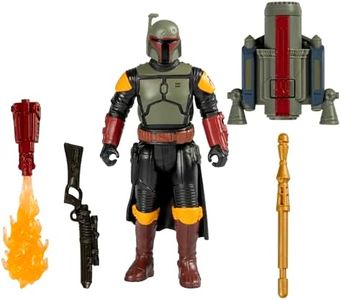 STAR WARS Epic Hero Series Boba Fett 4-Inch Deluxe Action Figure & 4 Accessories, Toys for 4 Year Old Boys and Girls & Up