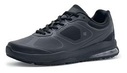 Shoes for Crews Men's Evolution II Slip Resistant Food Service Work Sneaker, Black, 9 Medium US