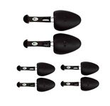 Lify Shoe Trees for Men adjustable plastic shoe trees Shaper/Shoe Stretcher/Boot Holder- Shoe Trees Shoe Shapers Stretcher Adjustable Shoe Trees- Men's Black Plastic Shoe Trees Shaper (3 Pair Pack)