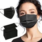 Black Medical Procedure Mask ASTM-F2100-20 Level 3