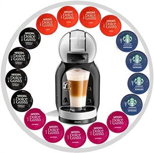 KRUPS Dolce Gusto Mini ME YY3888FD Grey - Espresso Coffee Machine and Other Fully Automatic Coffee Machines