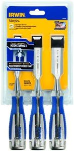 IRWIN Tools Marples High-Impact Chisel Set, 3-Piece (1819362)