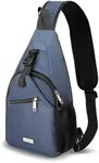 AMJ Tactical Chest Sling Bag for Men,Theft Crossbody Bag,Lightweight Hiking Shoulder Pack for Cycling, Travel, Camping