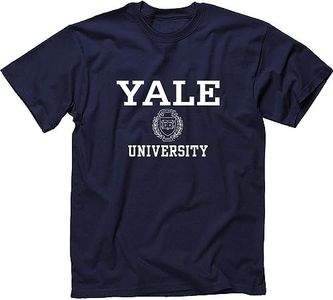 Ivysport Yale University Short-Sleeve T-Shirt Crest, Navy, Large