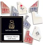 Hat Trick Magic Bicycle Rider Back Gaff Playing Card Decks (Ultimate Mixed Gaff Deck)