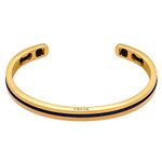 VEXXS Men's Cuff Bracelet, Cuff Bangle Bracelet With Lucky Braiding Ropes, 18K Real Gold Plated Bracelet for Men, Men’s Gold Bracelet Durable No Color Fading Cuban link Bracelet Classic Gift for Men (M-20cm (inner perimeter), B-Lucky Gold)