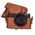 XEVN for Sony rx100 case,for Sony rx100 vi case,dsc-rx100 Mark ii,dsc-rx100 iii.dsc-rx100 iv,dsc-rx100 v RX100 VII m6 5a m3 Protective Leather Camera Case Bag with Camera Shoulder Strap