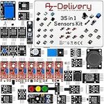 AZDelivery 35 in 1 Sensor Modules & Accessories Kit compatible with Arduino, Raspberry Pi and other Microcontrollers including E-Book!