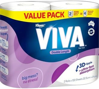 Viva Double Length Paper Towels 120 Sheets (Pack of 2)