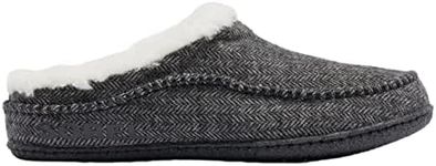 Sorel LANNER RIDGE Men's Slippers, Grey Grill X Black, 10 AU